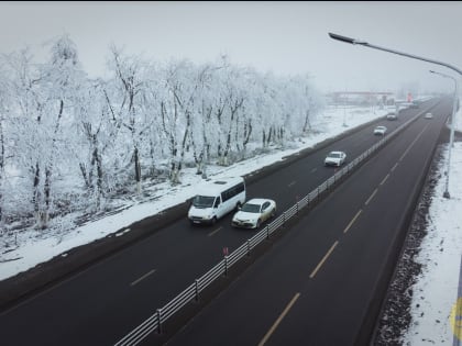 До четырех полос расширили двух полосный 8-километровый участок трассы Р-217 «Кавказ» в Кабардино-Балкарии