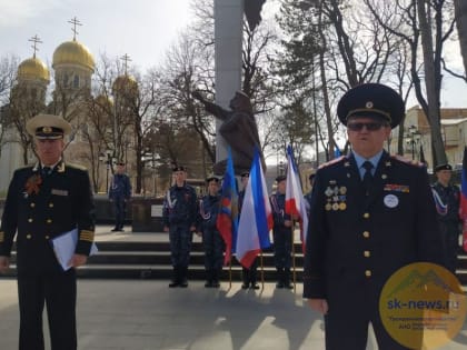 Совет ветеранов Кисловодска организовал автопробег в поддержку спецоперации на Украине