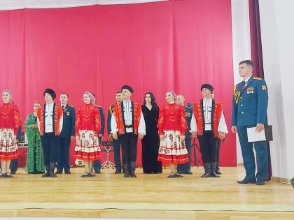 Ансамбль Росгвардии дал патриотический концерт в Баксанском районе