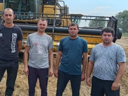 В Майском районе завершился конкурс комбайнёров