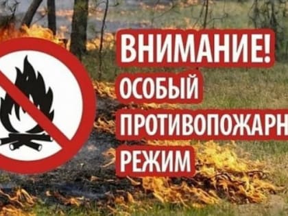 Объявлен особый противопожарный режим