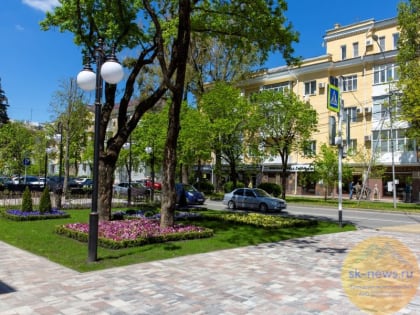В Ставрополе на 650 кв. метрах преобразили к майским праздникам новую зону отдыха