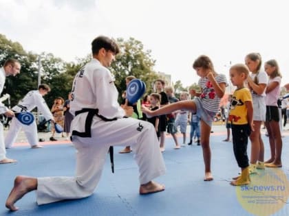В Ставрополе общественники с августа провели более 20 мастер-классов по тхэквондо