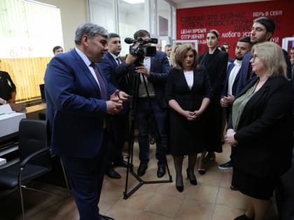 Казбек Коков встретился с молодыми бизнесменами в Центре поддержки предпринимательства КБР