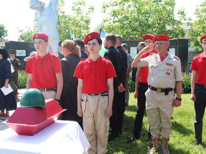 В сельском поселении Нижний Курп состоялось перезахоронение останков красноармейца