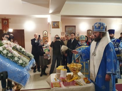 Архиепископ Пятигорский и Черкесский возглавил праздничное богослужение