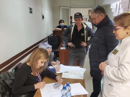 В нальчикском медицинском центре больным предоставлена возможность проголосовать
