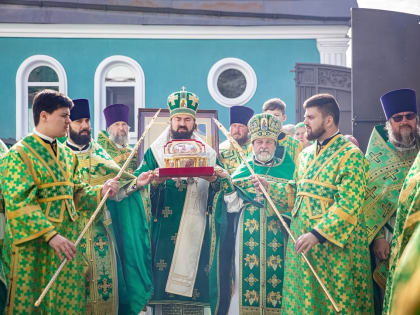 Встреча мощей и престольный праздник в храме преподобного Симеона Столпника г.Нальчика