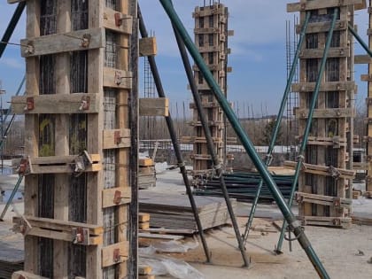 В Нальчике строительство первого ледового дворца идёт по графику