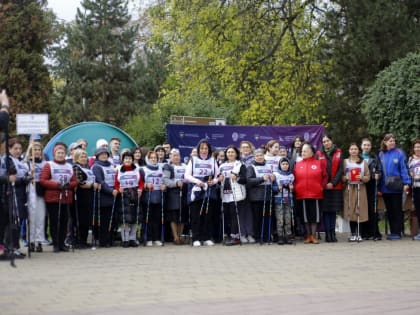 Команда медицинского факультета КБГУ – победитель соревнований по северной ходьбе