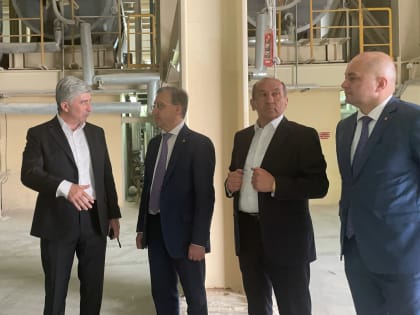 Председатель Правительства КБР Алий Мусуков посетил завод «Каббалкгипс»