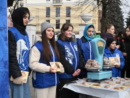 В Нальчике прошла акция «Блокадный хлеб»