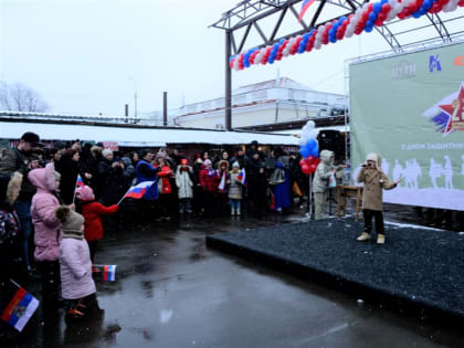 В Нальчике прошла акция-концерт ко Дню защитника Отечества