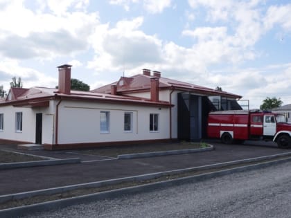 В Ново-Хамидие открыли здание новой пожарной части