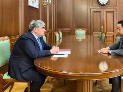 Казбек Коков провёл рабочую встречу с генеральным директором АО «Эльбрусметалл» Антоном Кимом.