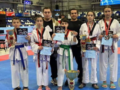 21 медаль завоевали спортсмены из КБР на Всероссийском турнире по олимпийскому тхэквондо «Кубок Дона»