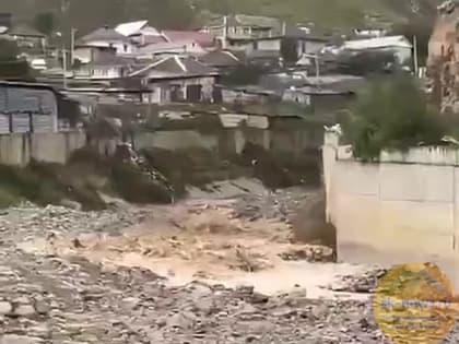 В Кабардино-Балкарии мощный сель напугал жителей Тырныауза
