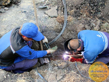 В результате ДТП в Ставрополе 55 абонентов остались без газа