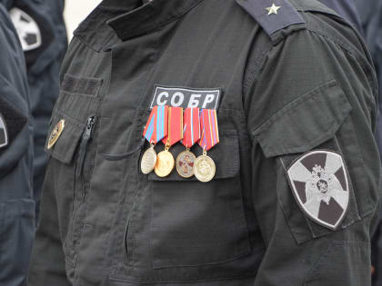 Сотрудников СОБР Росгвардии поздравили с профессиональным праздником