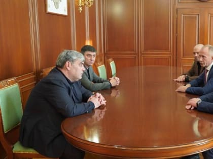 Казбек Коков встретился с президентом Федерации дзюдо России и начальником Северо-Кавказских железных дорог