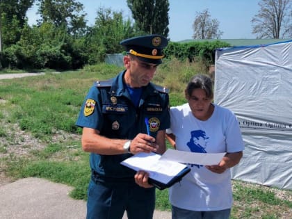 В садоводческом товариществе «Юбилейное» дачников обучили правилам пожарной безопасности