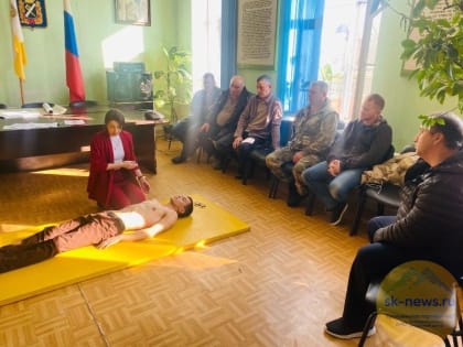 В казачьей управе Новопавловска открыли курсы по оказанию первой медпомощи