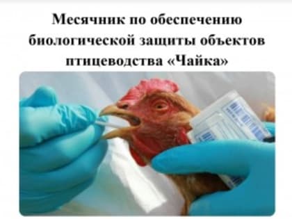 Месячник по обеспечению биологической защиты объектов птицеводства