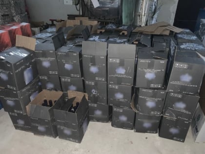 Тысячи бутылок контрафактного алкоголя изъяли полицейские Кабардино-Балкарии