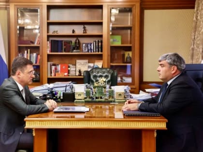 Александр Новак и Казбек Коков обсудили вопросы социально-экономического развития Кабардино-Балкарской Республики