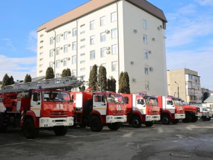 Автопарк пожарно-спасательной службы Кабардино-Балкарии пополнился современной техникой