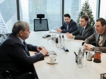 Рабочая встреча с руководителем Российского экологического оператора Денисом Буцаевым