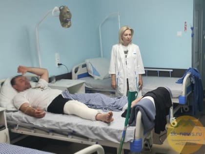 Глава комитета ГДРФ по развитию гражданского общества оставила раненым в госпитале Ставрополя свои контакты
