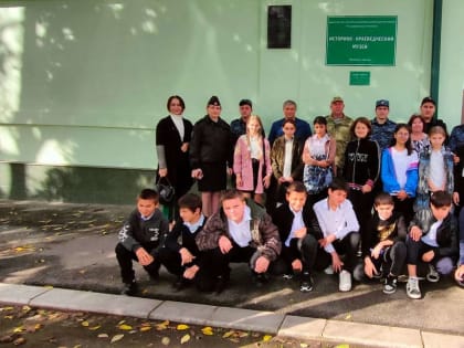 Полицейские Майского района приняли участие в Уроке мужества, приуроченном ко Дню Белых журавлей