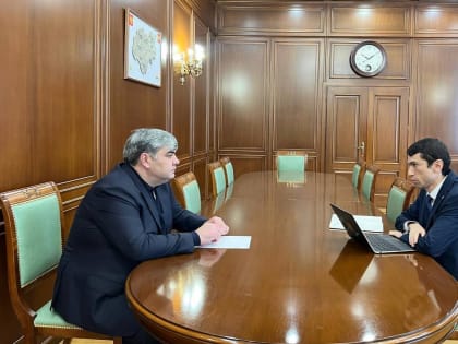 Казбек Коков провел рабочую встречу с министром цифрового развития КБР