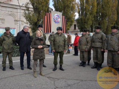 Мобилизованным спецназовцам защитное снаряжение передала депутат Госдумы от Ставрополья