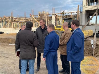 Строительство новой школы в Ессентуках на 1 тысячу учащихся идёт строго по графику