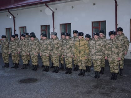 Новобранцы из Кабардино-Балкарии отправились на службу в воинские части Росгвардии
