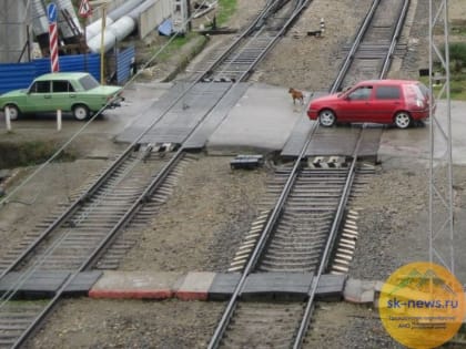 В Ставрополе ремонт изменил дорожное движение на железнодорожном переезде
