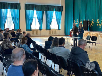 В санатории «Радуга» проведены занятия по пожарной безопасности