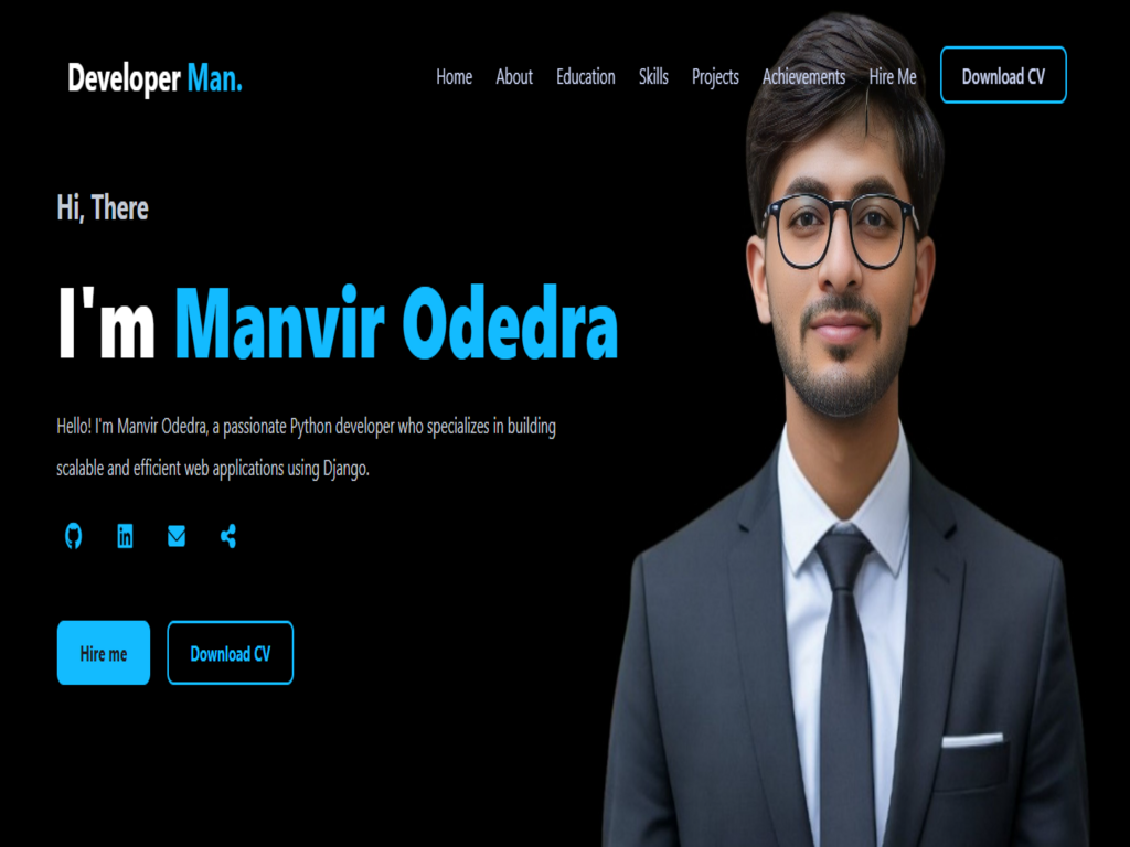 Professional Web Presence for Developers