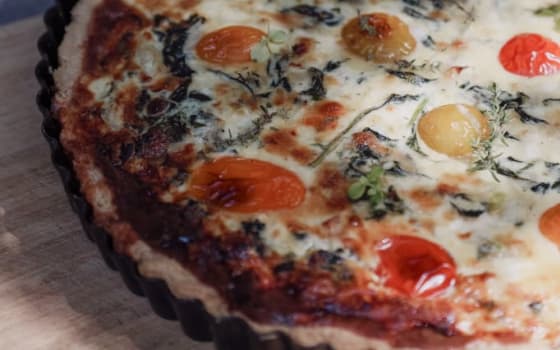 Rezept von Apricus - Spinat-Tomaten-Protein-Quiche