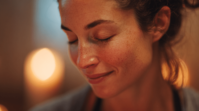 close-up_of_a_woman_meditating_indoors
