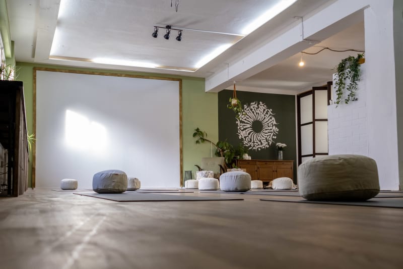Yogaraum des Karma Obscura in Nürnberg