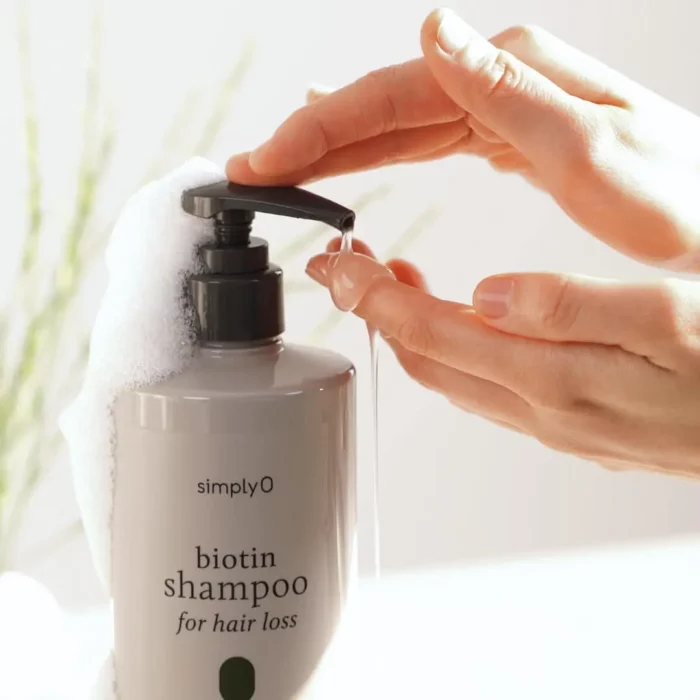 simplyO Biotin Shampoo for Hair Loss Green Breeze 500ml thumbnail 2