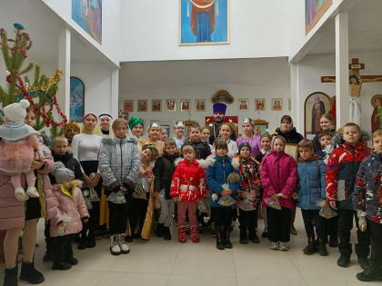Рождественский концерт прошел в храме преподобного Серафима Саровского села Дивное