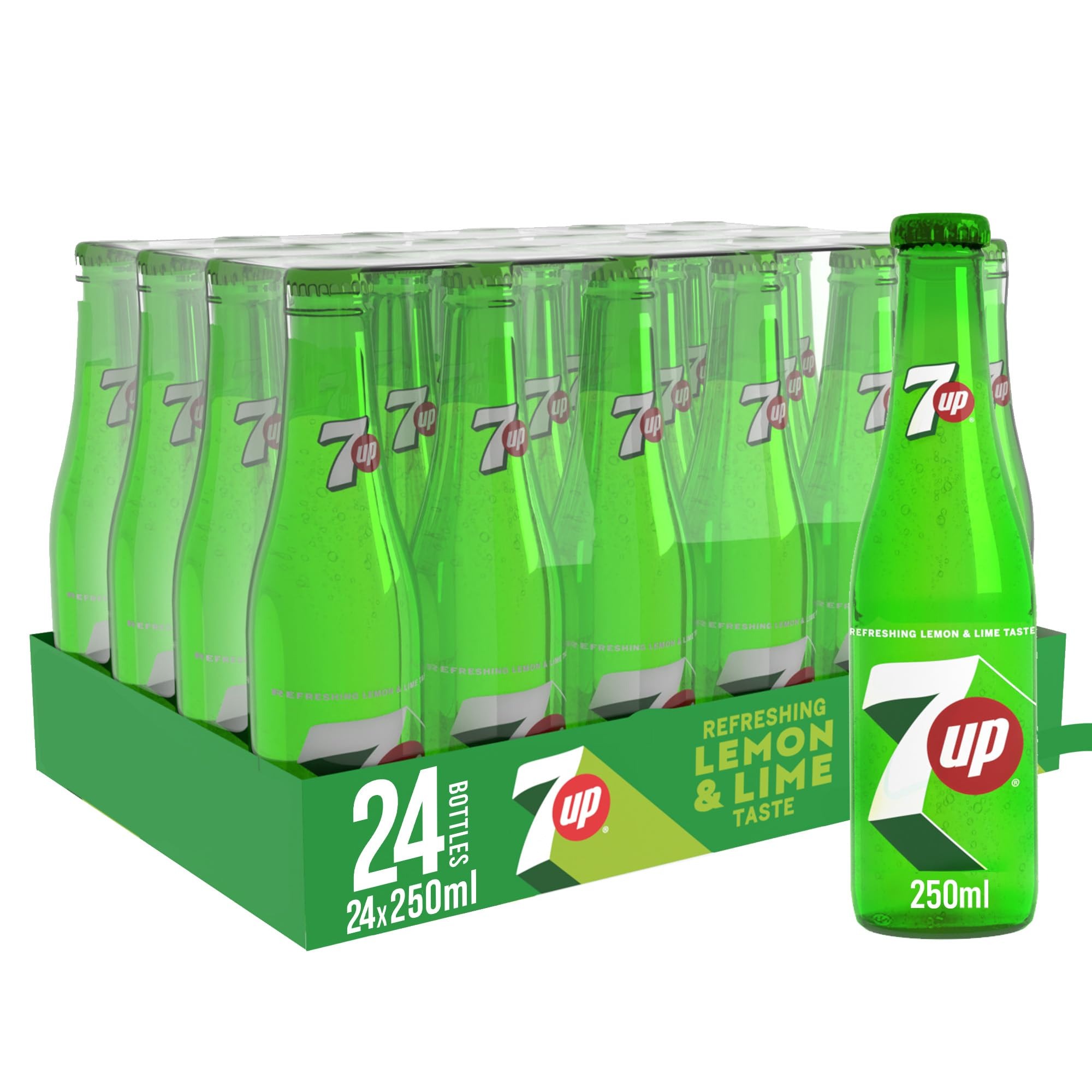 SODA 7 UP MINI DRINK 24/8 OZ (250ML)