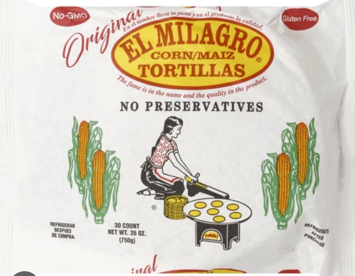 EL MILAGRO TORTILLA 10/50 TAQUERA