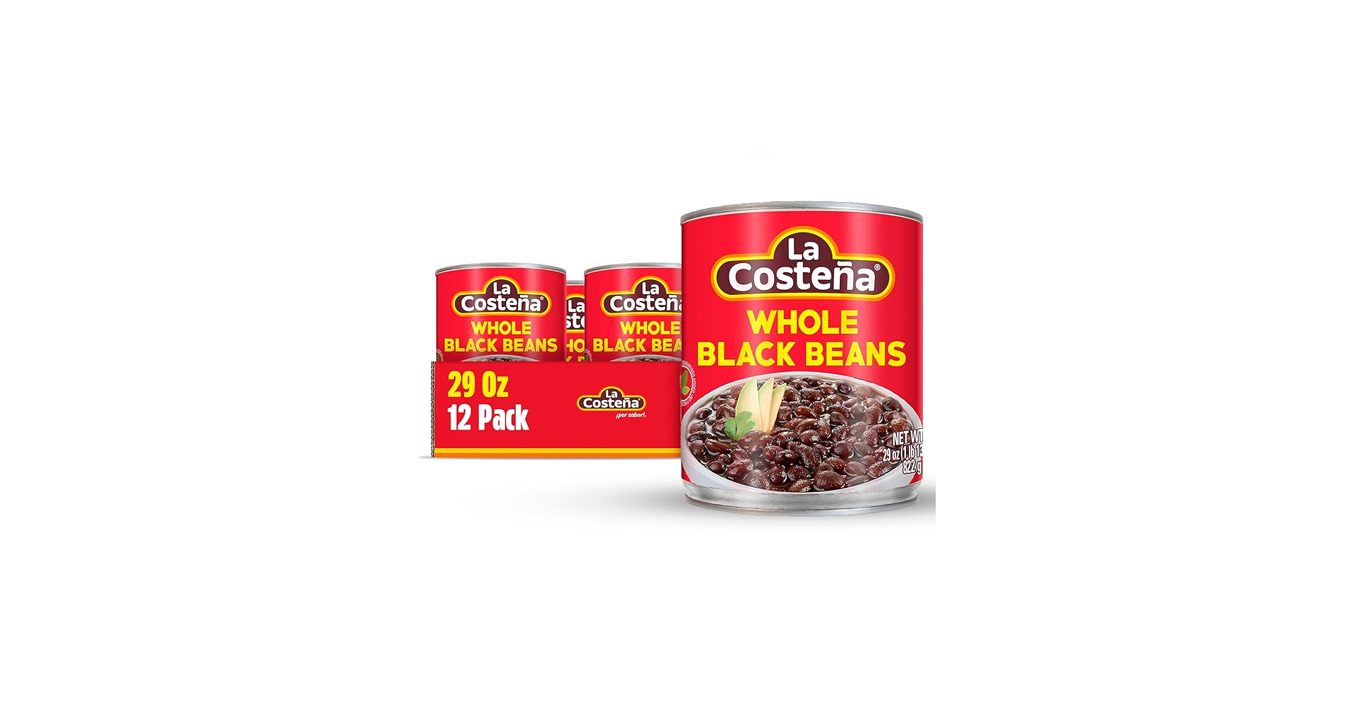 LA COSTENA WHOLE BLACK BEAN  12/29OZ