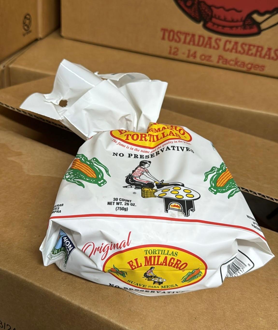 EL MILAGRO CORN TORTILLA 16/30 FOOD SERVICE