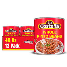 LA COSTENA WHOLE PINTO BEAN 12/40 OZ